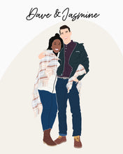 Load image into Gallery viewer, minimalist detail custom portrait illustration
