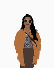 Load image into Gallery viewer, custom digital portrait illustration