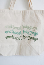 Load image into Gallery viewer, emotional baggage tote
