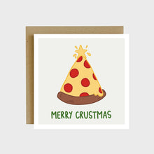 Load image into Gallery viewer, merry crustmas greeting card
